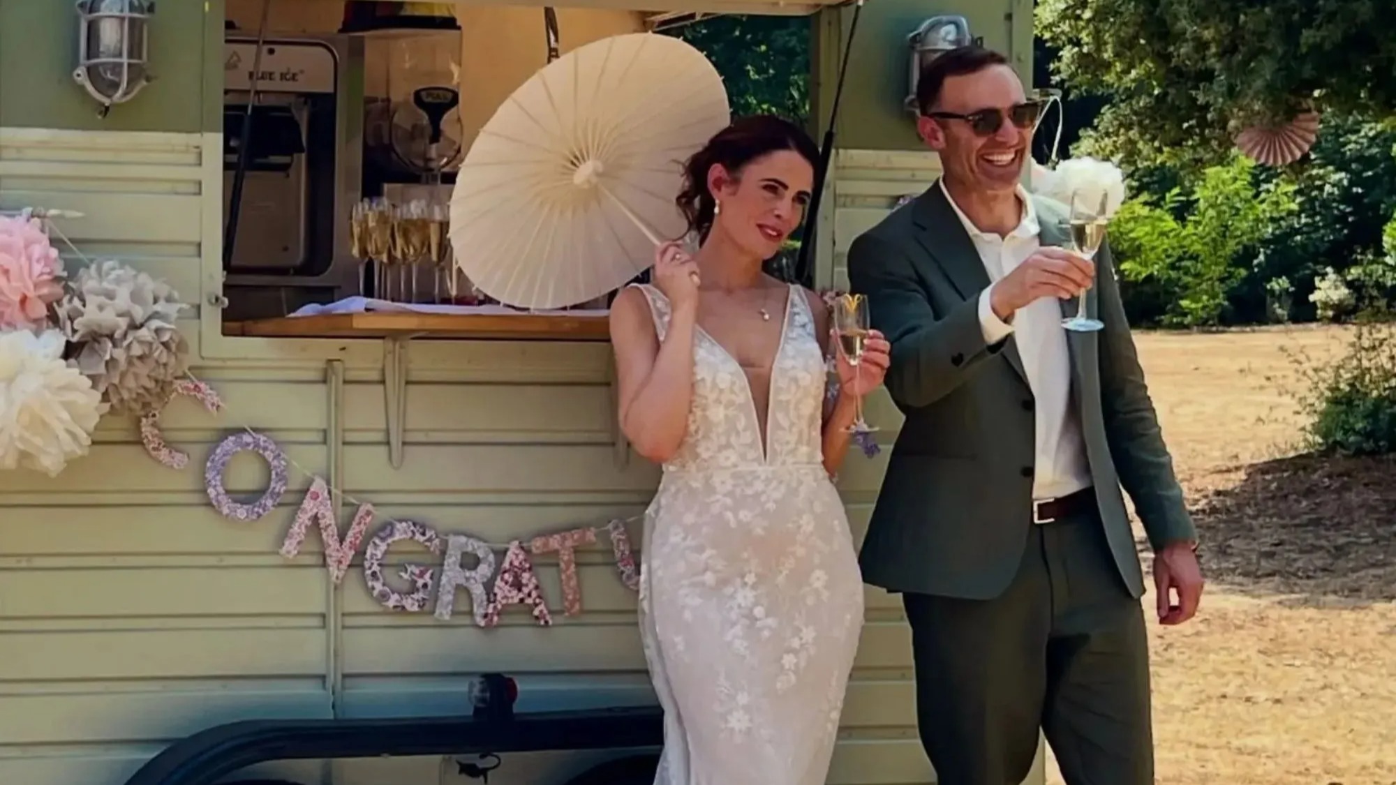 Footballers Wives’ & Hollyoaks star Susie Amy reveals she’s married partner of eight years in countryside wedding
