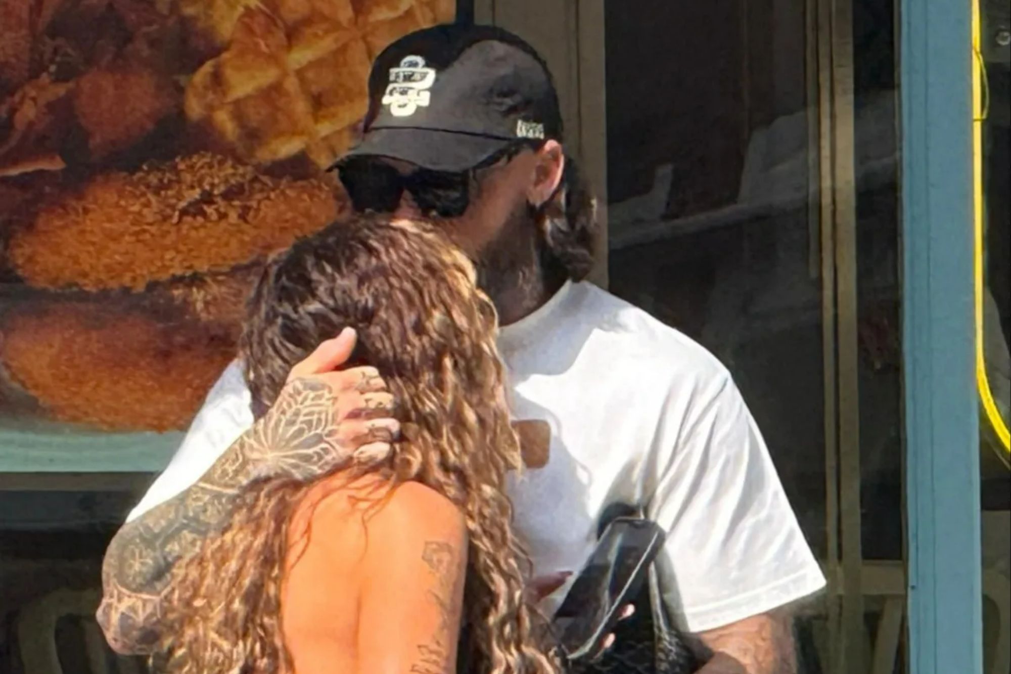 Jesy Nelson snogs new landscape gardener boyfriend as loved-up couple are seen together for first time