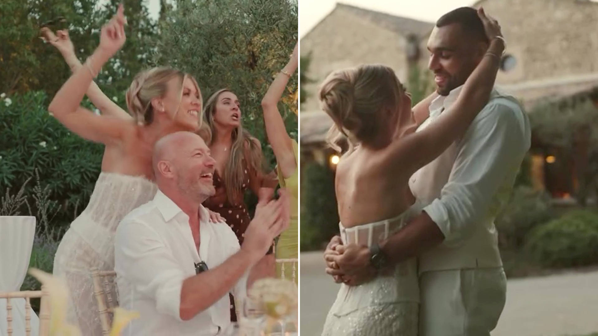 Alan Shearer gives two-word response as daughter Hollie posts video of England legend letting loose at wedding
