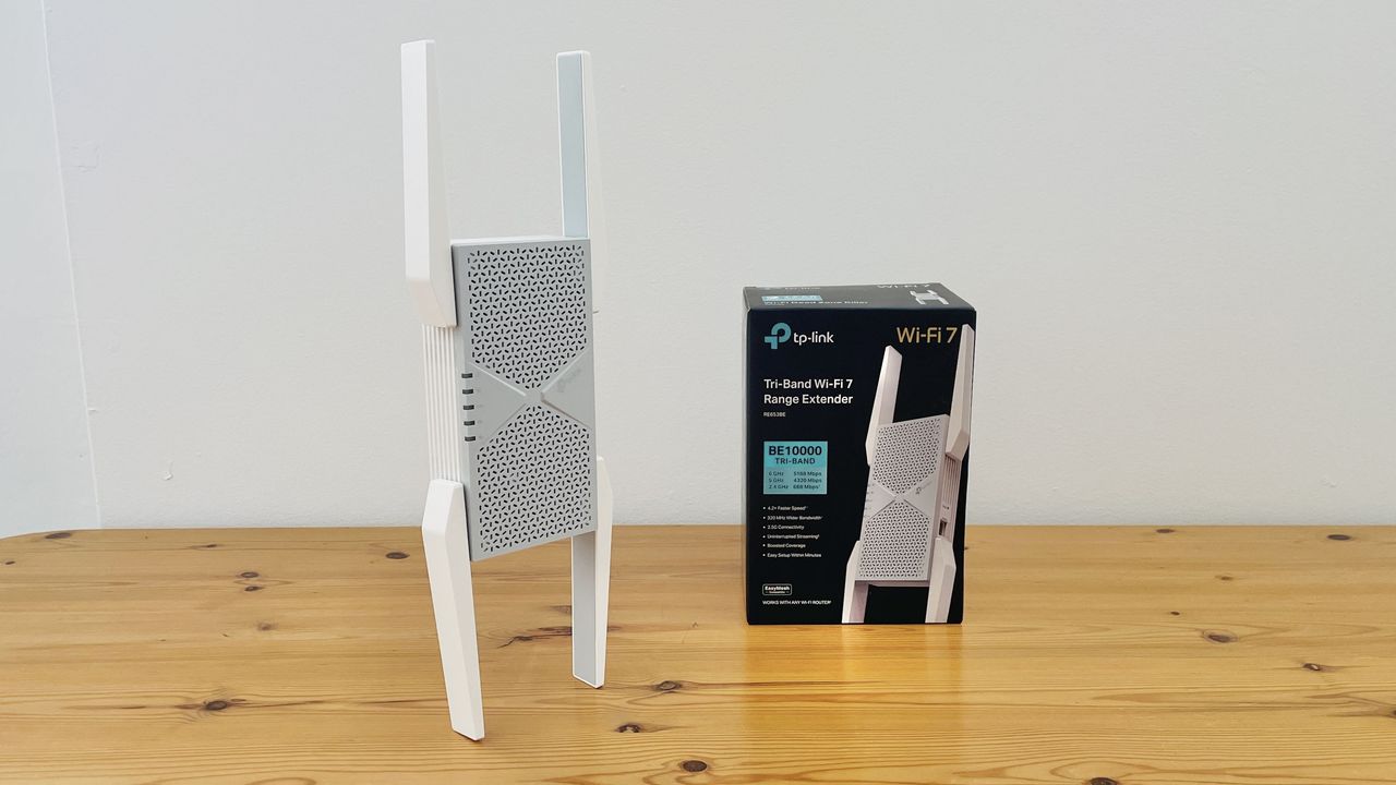 TP-Link BE10000 Wi-Fi 7 Range Extender (RE653BE): blazing fast Wi-Fi 7 range extender for power users