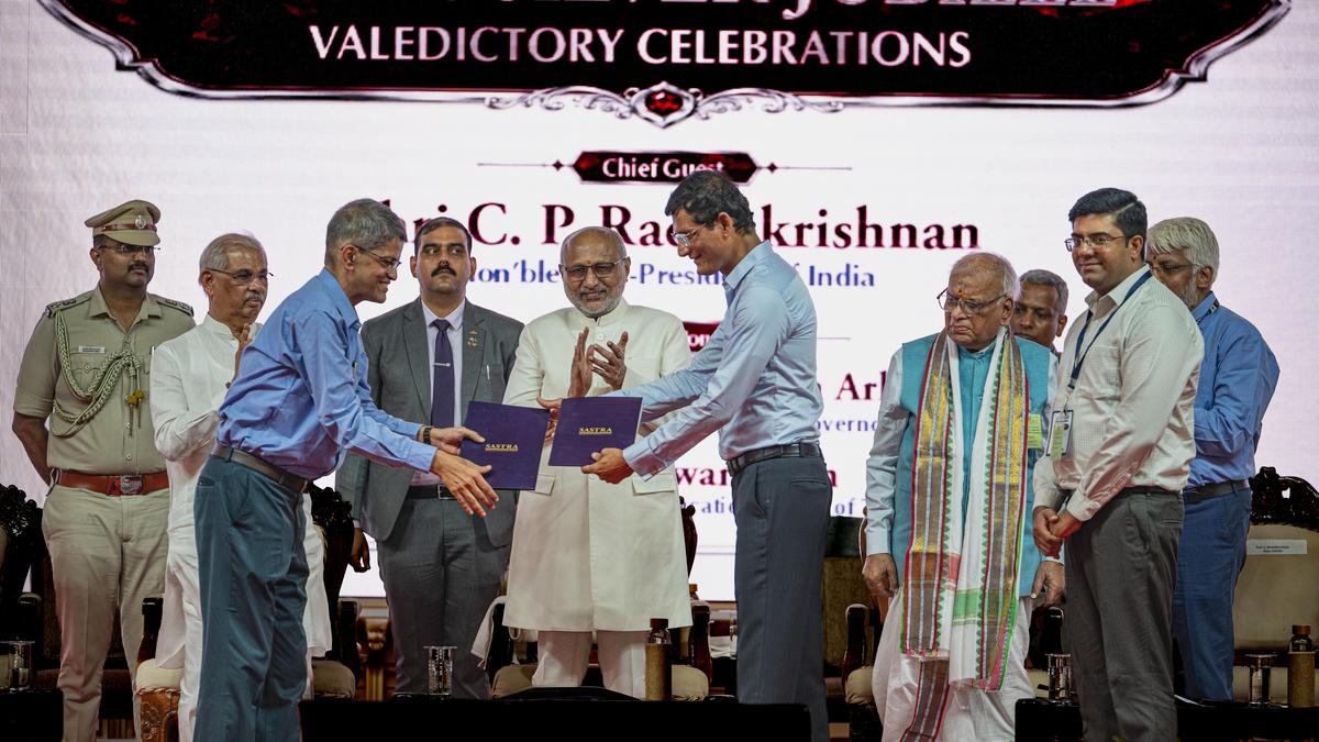 Vice President launches six new academic initiatives at SASTRA