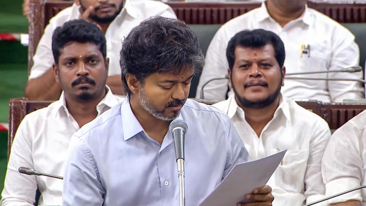 Vijay apologises for T.N. Forest Minister’s remarks in Assembly