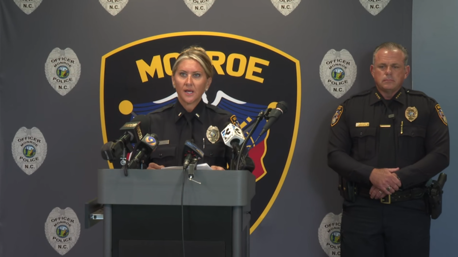 Man critically injured after allegedly pointing gun at Monroe officer during attempted break-in