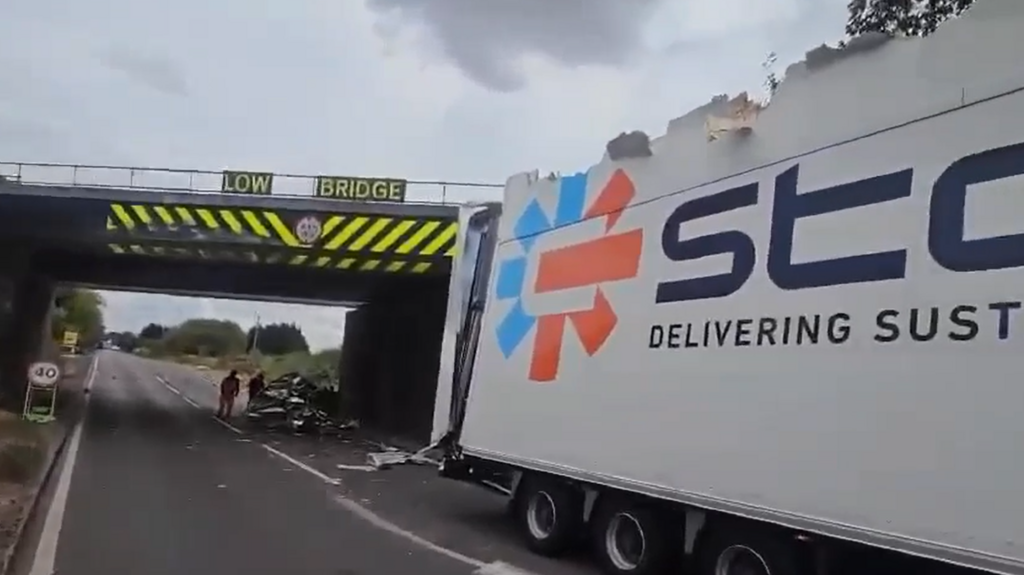 'Britain's most bashed' bridge hit twice in two days