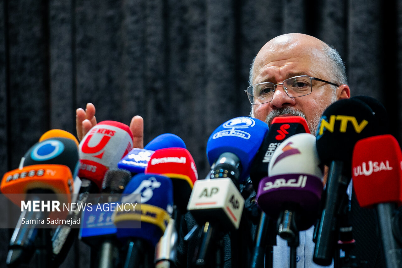 Hamas respresentative's presser in Tehran