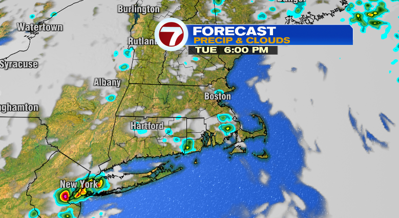 Clouds around, muggy for Tuesday