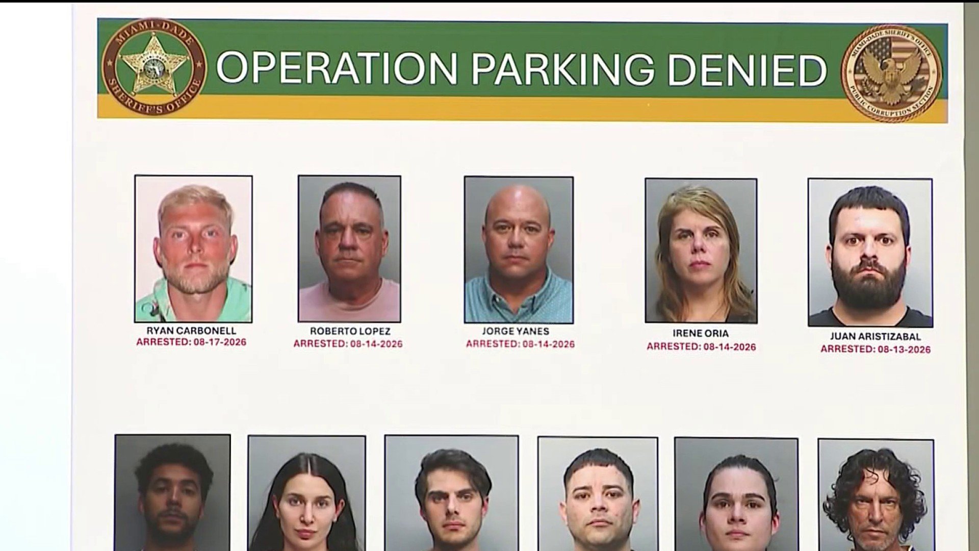 ‘Operation Parking Denied' results in 11 arrested for allegedly selling forged parking permits