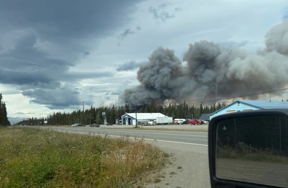 Evacuations ordered after rapidly growing wildfire starts in Tok near Alaska Highway