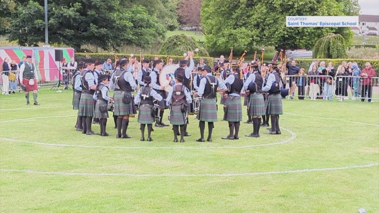 Houston students return from Scotland as world pipe band champions