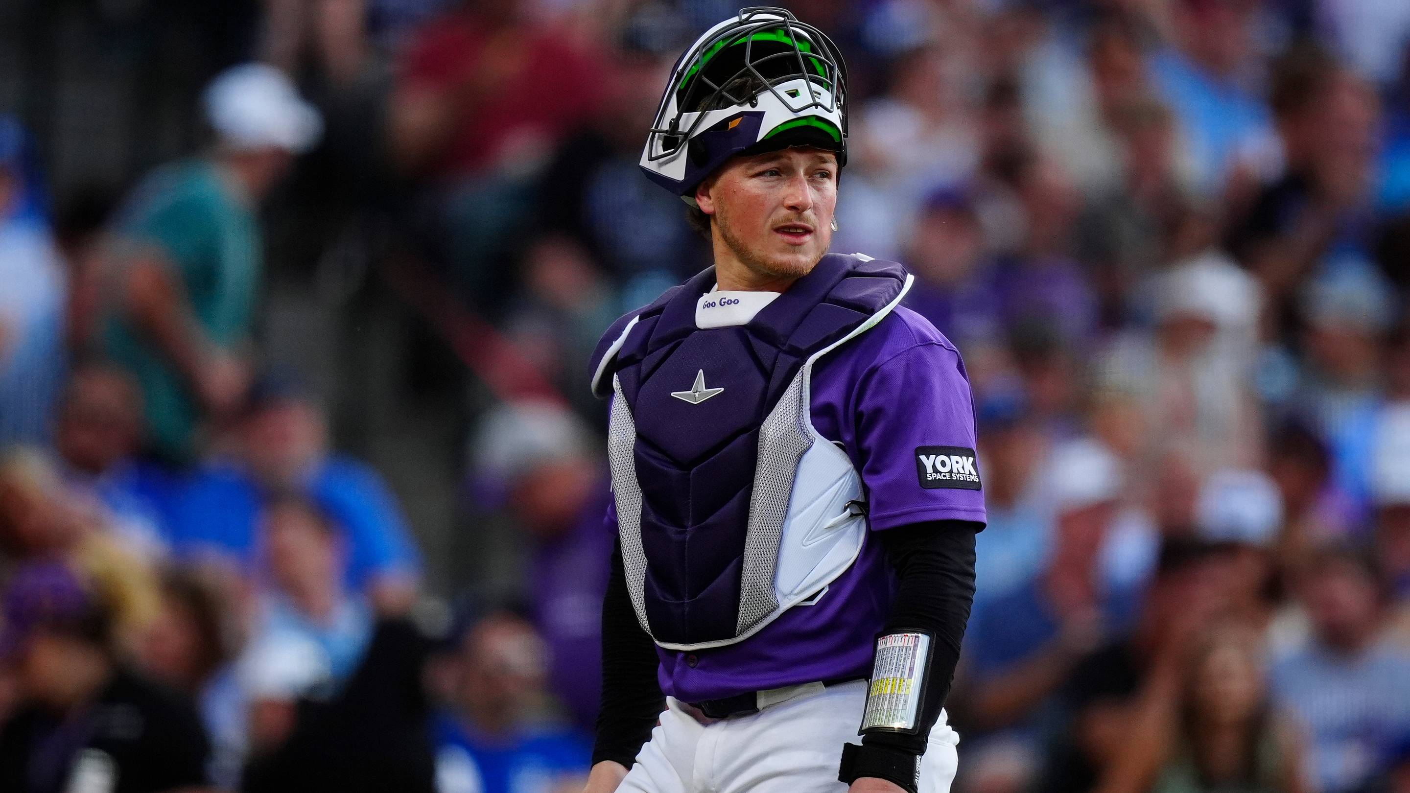 Rockies Scratch Hunter Goodman From Lineup Again as Shoulder Issue Lingers