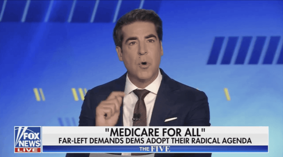 Internet firestorm after Jesse Watters uncorks bizarre health care plan: 'Finally'