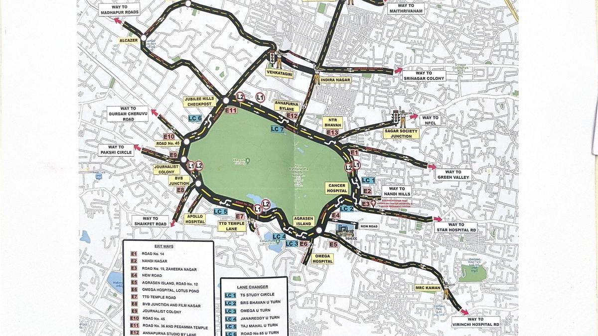 KBR Park turns into traffic rotary as Hyderabad police implement one-way rule