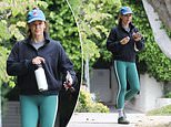 Jennifer Garner flaunts fit figure on stroll to meet up with kids and ex Ben Affleck for his 54th birthday