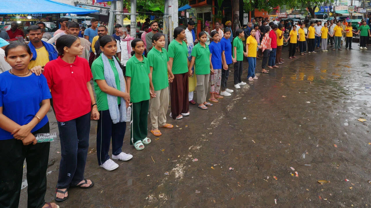 Gen Alpha, Gen Z students march in Lucknow over shortage of teachers, amenities