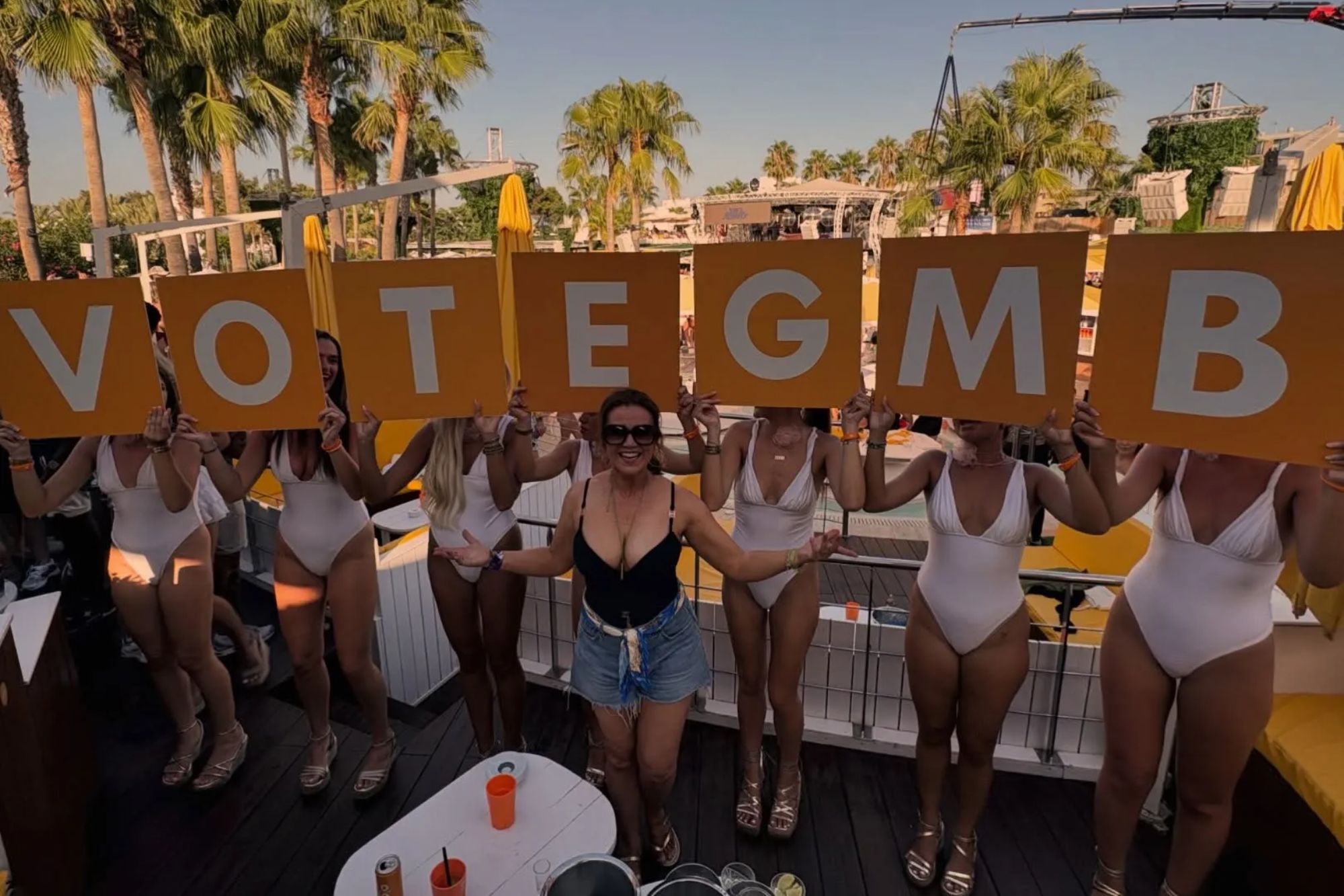 Susanna Reid makes surprise return to GMB in a swimsuit as she FaceTimes in from ‘day rave’ at O Beach Ibiza