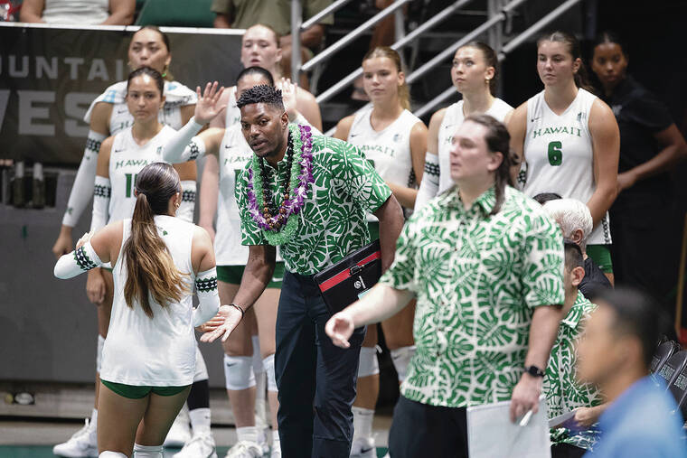 The Rainbow Wahine’s Joshua Walker era begins with an impressive sweep of Chaminade