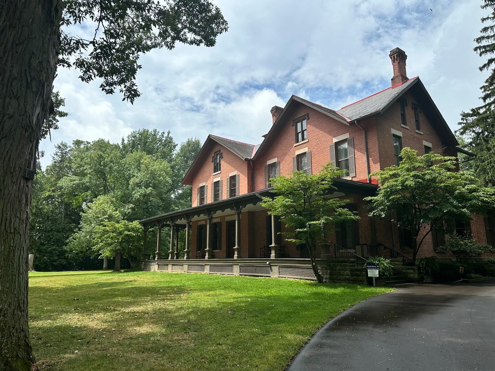 See where President Rutherford B. Hayes kept his horses and carriage