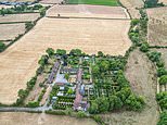 Monty Don's lush garden is an oasis of green as Britain battles record-breaking drought