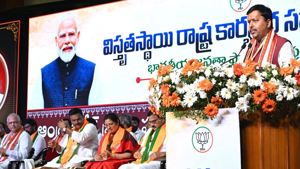 Lotus should bloom in Andhra Pradesh local body elections, Nitin Nabin tells BJP cadre