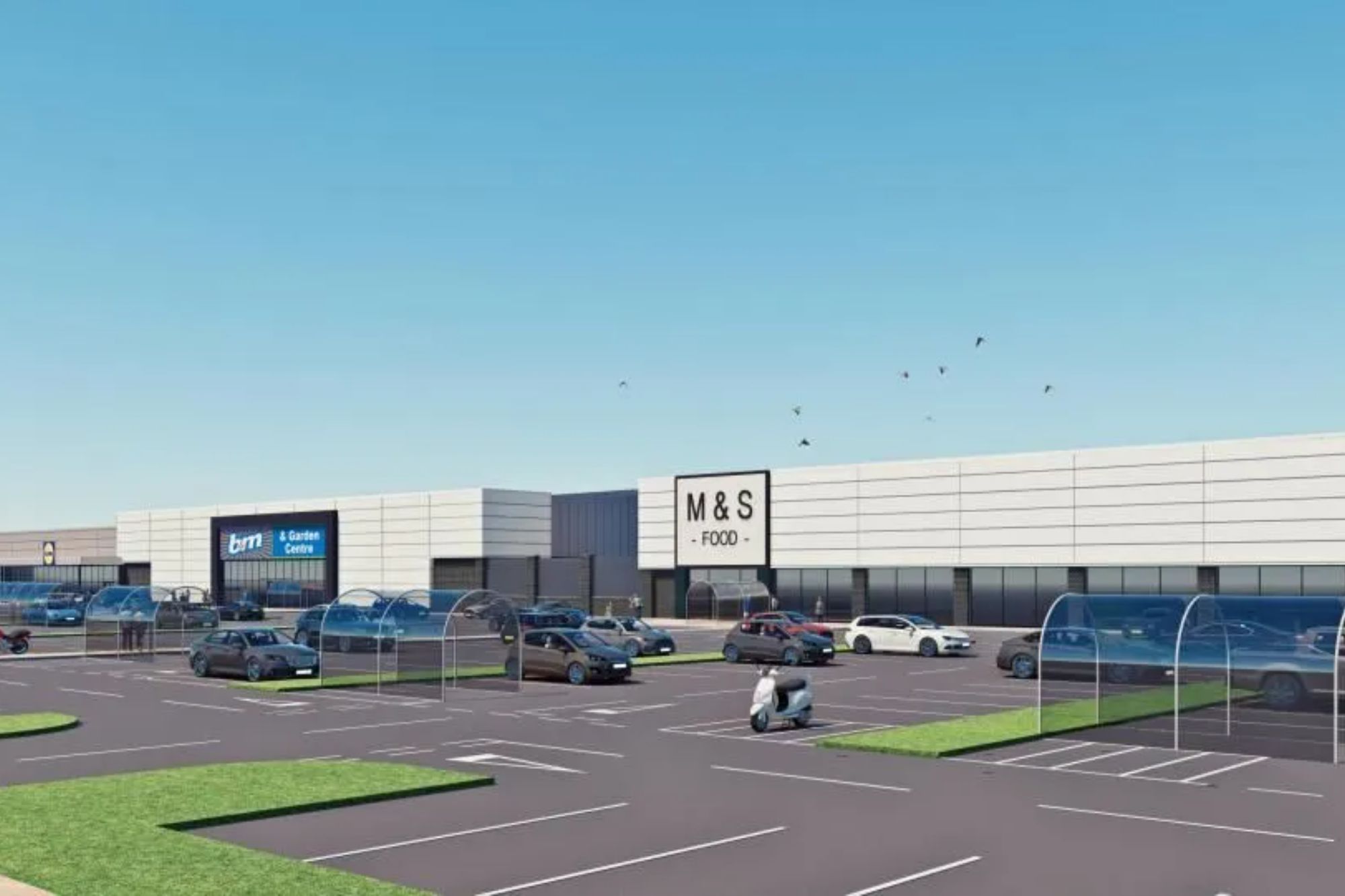 New Marks & Spencer, B&M and Lidl are ALL approved for UK retail park in £25million boost