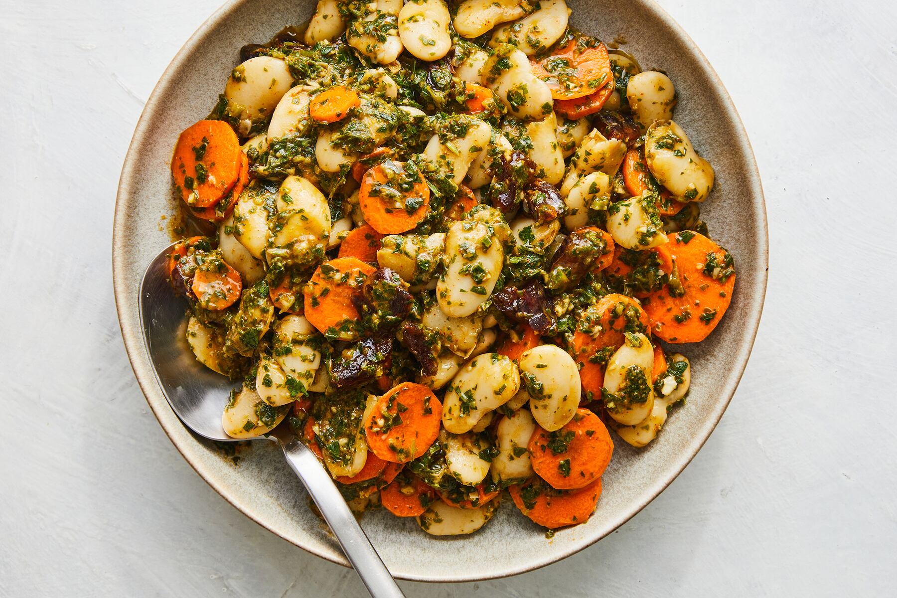 Chermoula bean salad