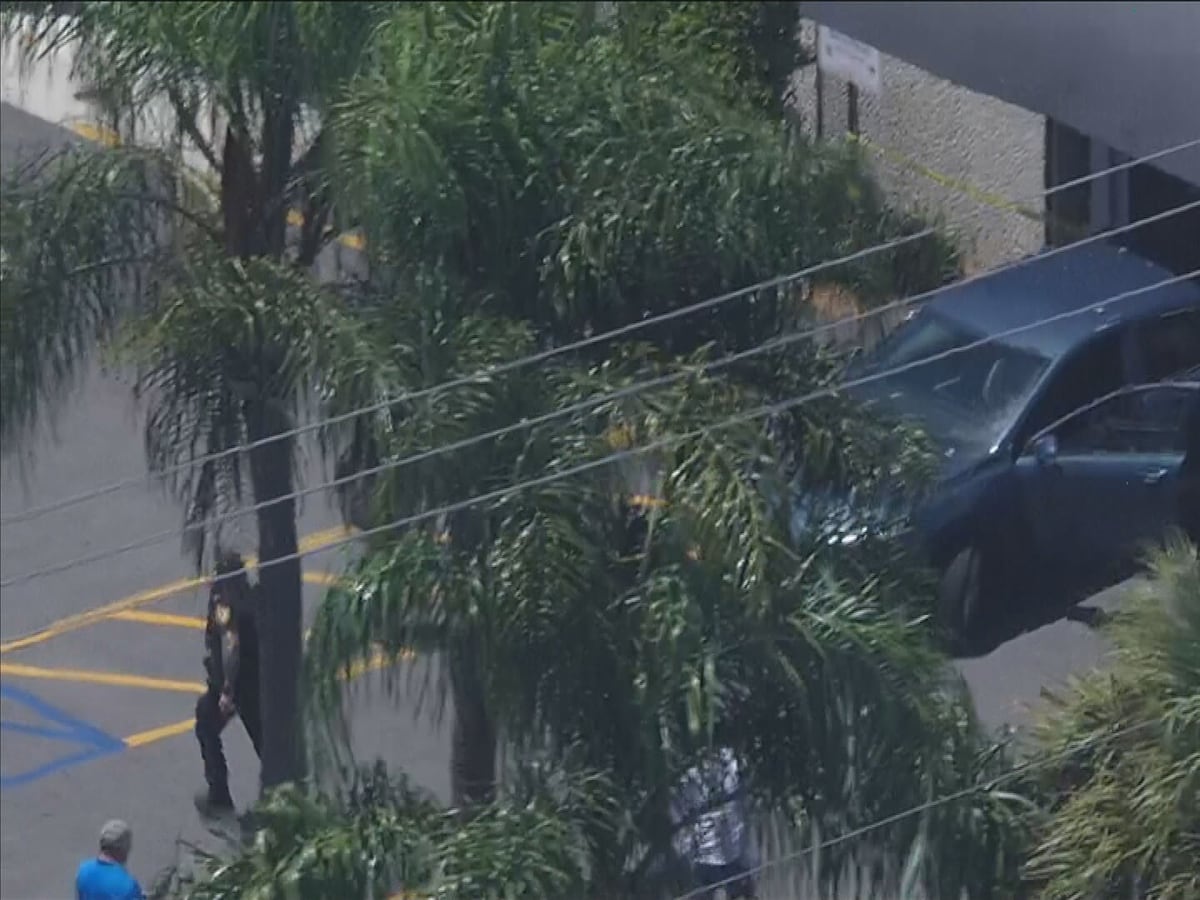 Car crashes into rear doors of North Miami City Hall
