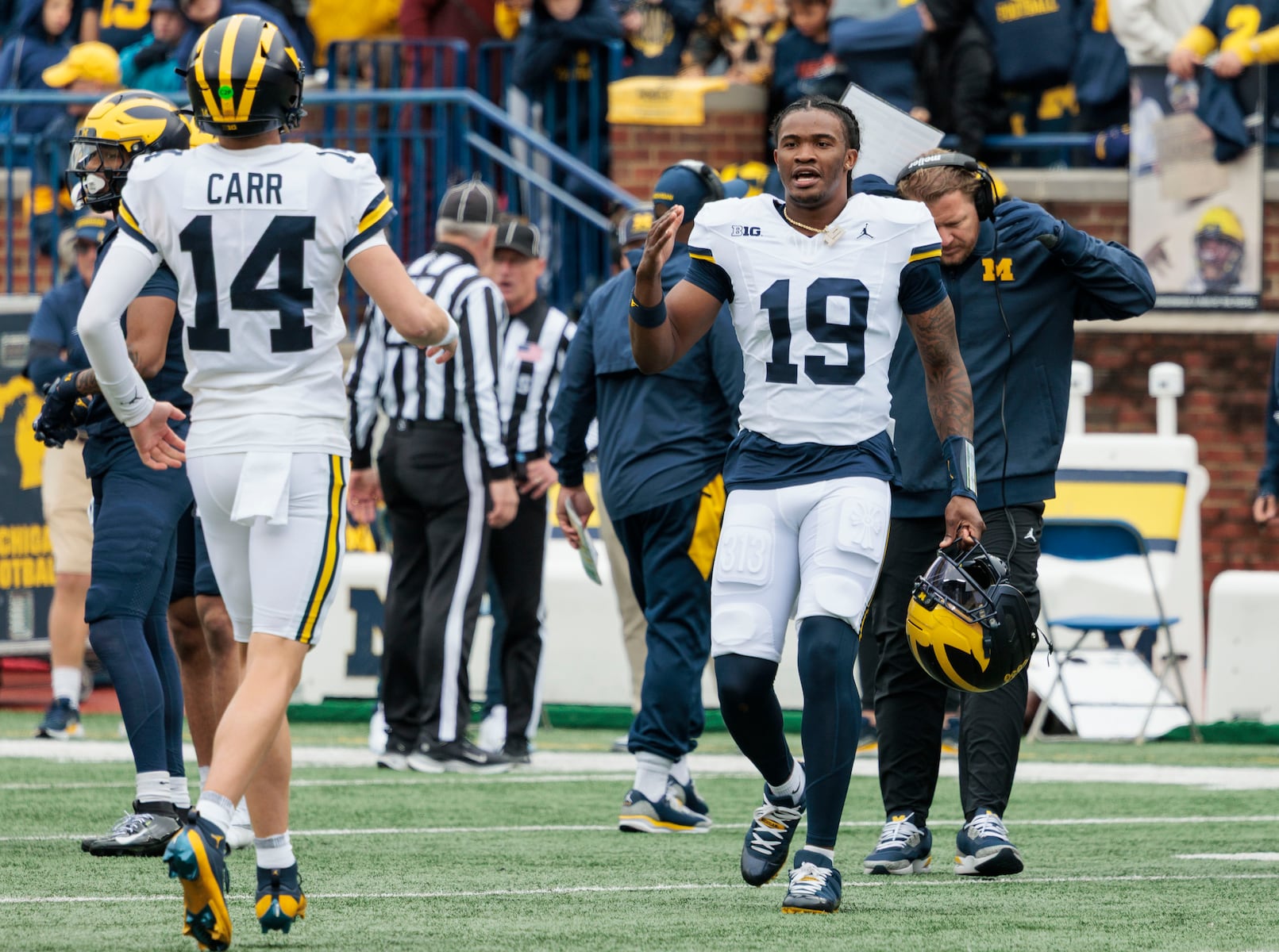 How a quiet sophomore quarterback became a Michigan captain
