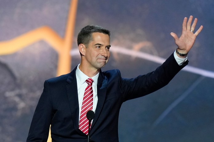 Tom Cotton back on top with 16-point lead after shock poll suggested deep red Arkansas was flippable