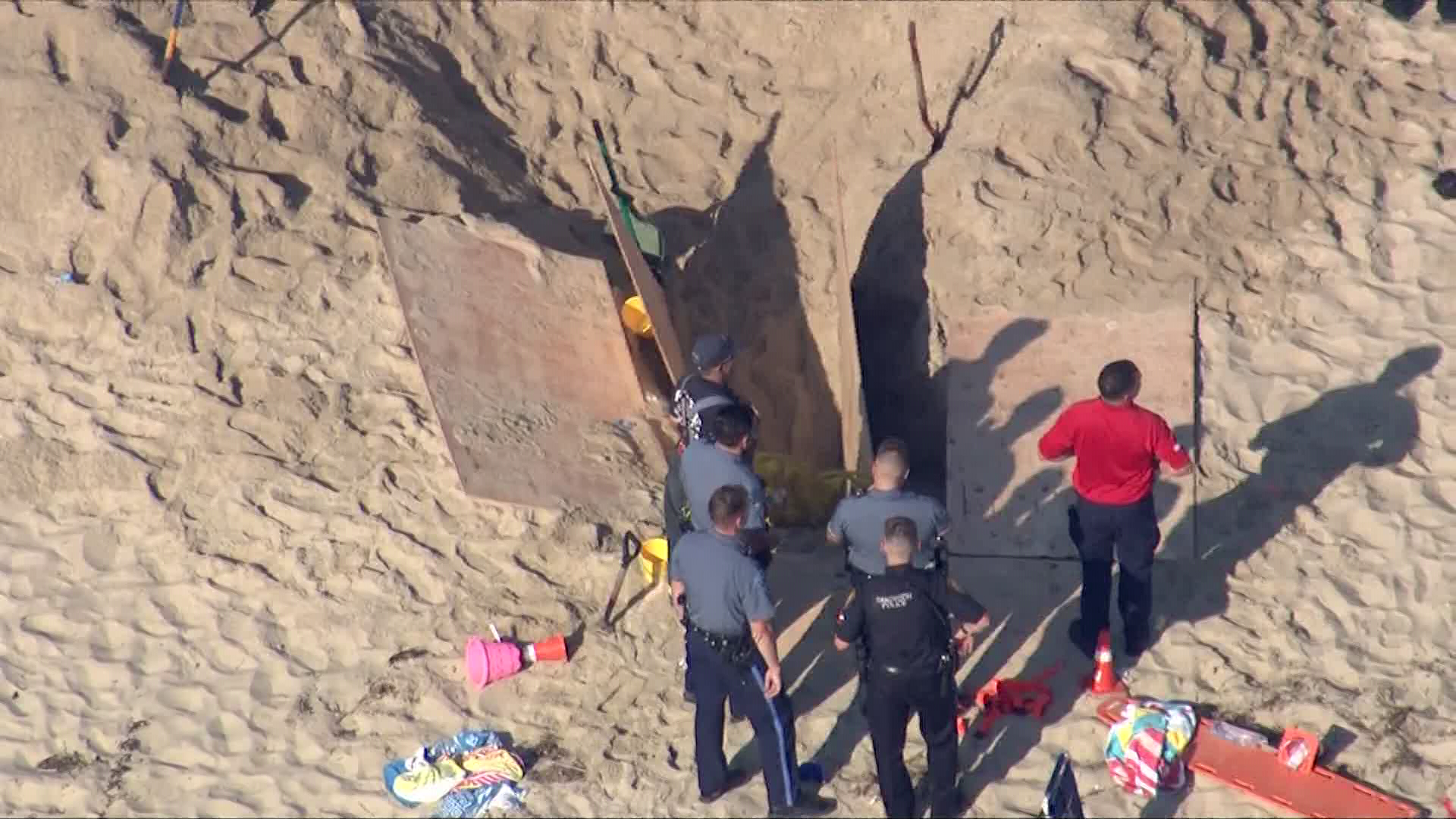 Crews free person stuck in sand at Cape Cod beach