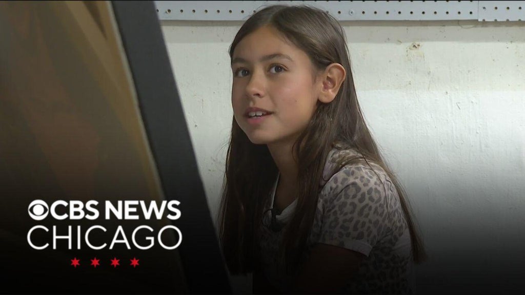 Meet young artist Adriana de Jesus, or as her mother calls her, "Little Picasso"