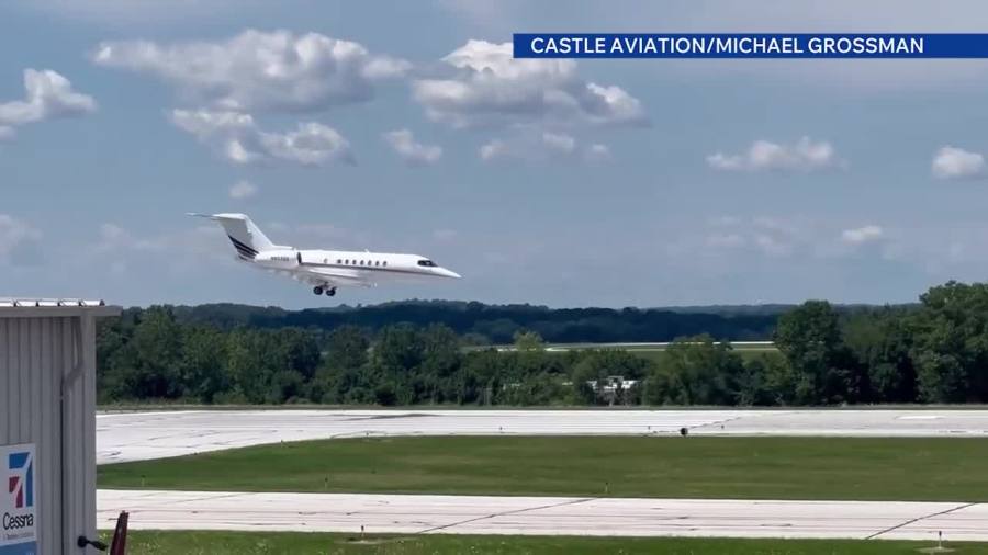 VIDEO: Pilot makes rare emergency landing at Akron-Canton Airport; witnesses react