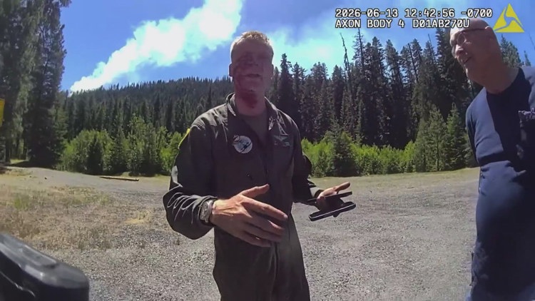 'Lucky to be alive': Pilot describes fighter jet crash moments after ejecting in Yakima County