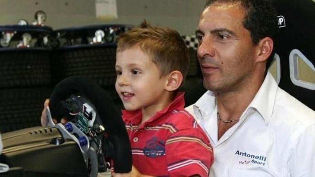 Antonelli - the boy 'born in a garage' who started driving on dad's lap