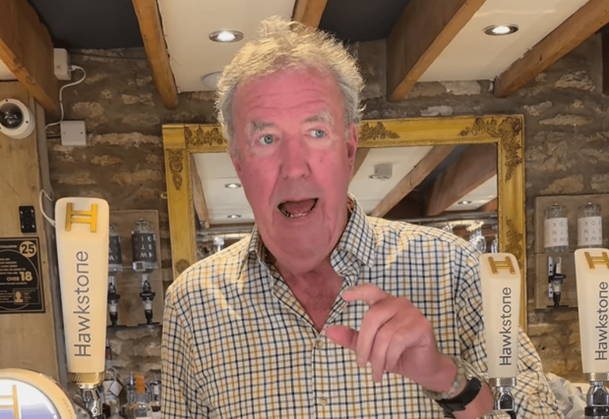 Jeremy Clarkson explains how he beat hosepipe ban to keep his pub garden green