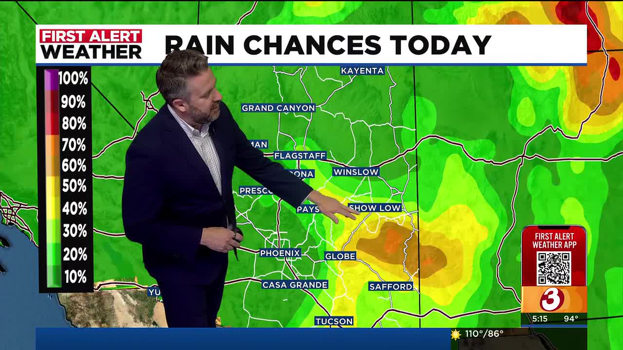 Blowing dust possible as storms push toward Phoenix area