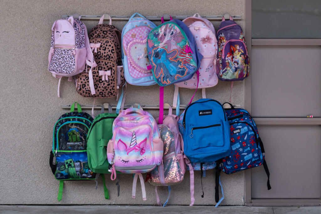 Excessively heavy backpacks can strain kids’ bodies