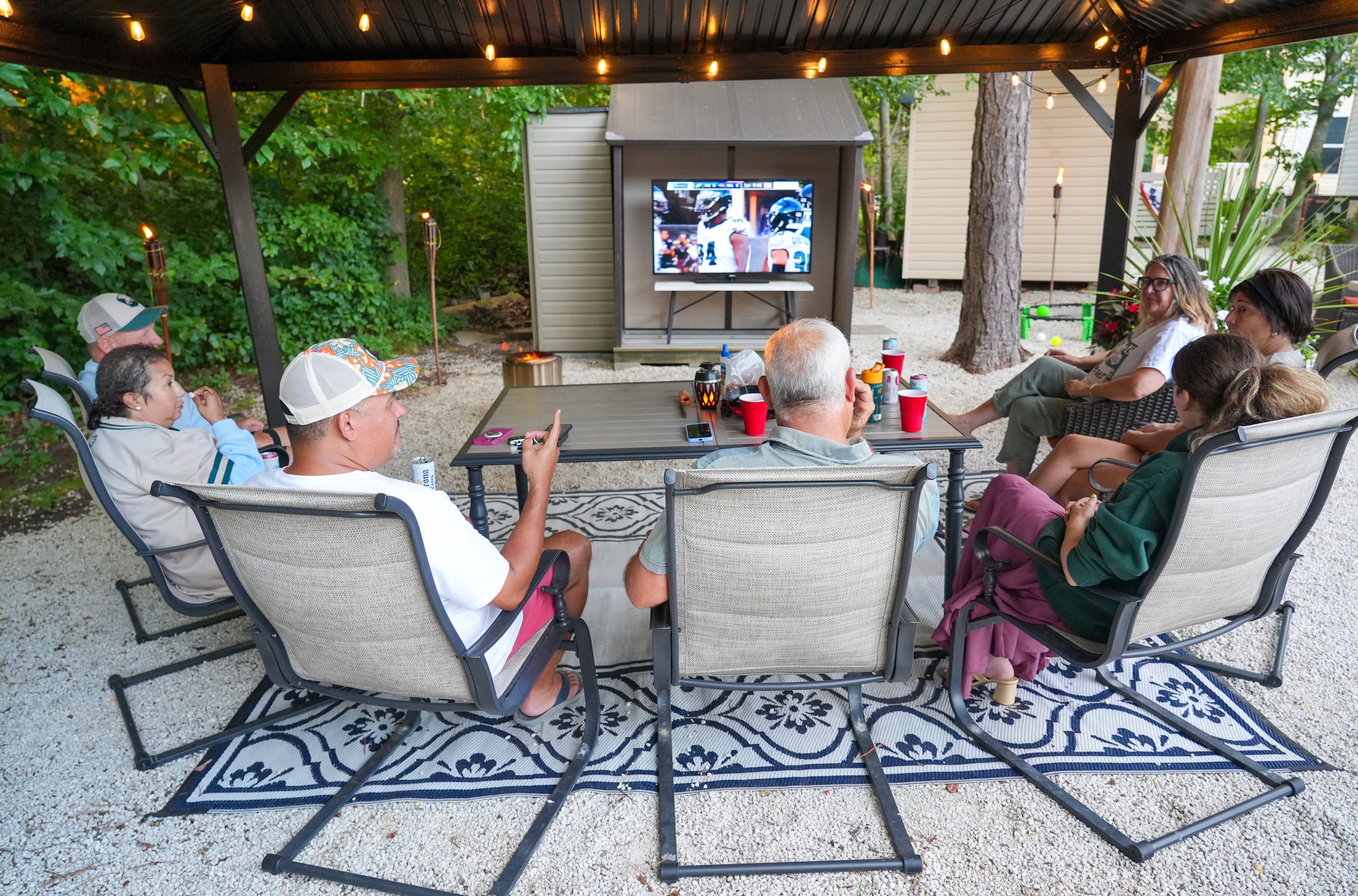 How to watch TV in your yard, just in time for a Phillies playoff fight and Eagles season