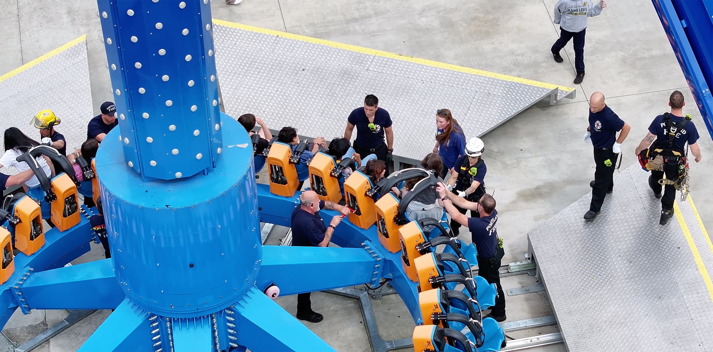 How much is 25 minutes stuck upside down on Oaks Park ride worth? Riders ask jury for $2M