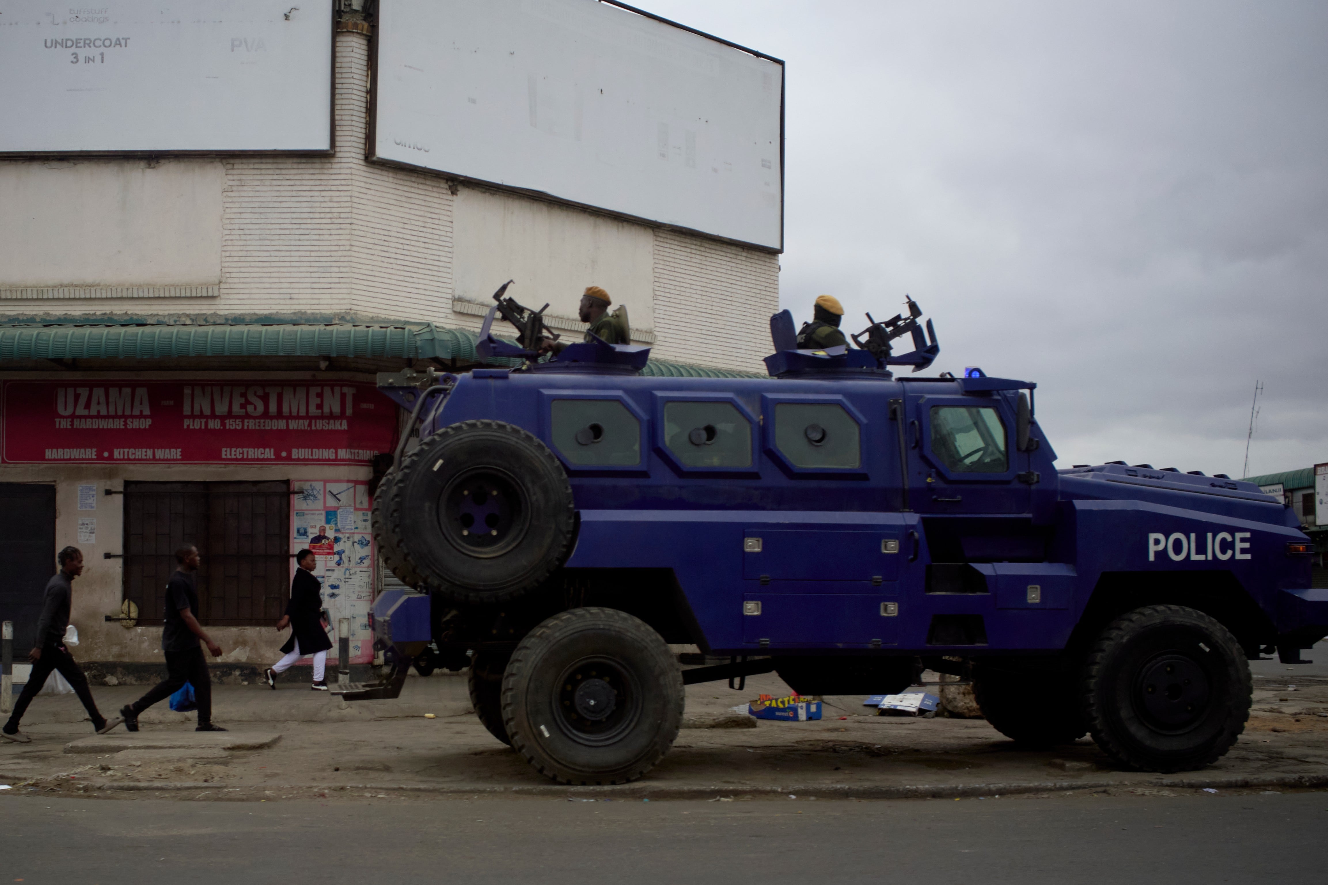 UN rights chief is concerned about arrest of opposition figures in Zambia's election