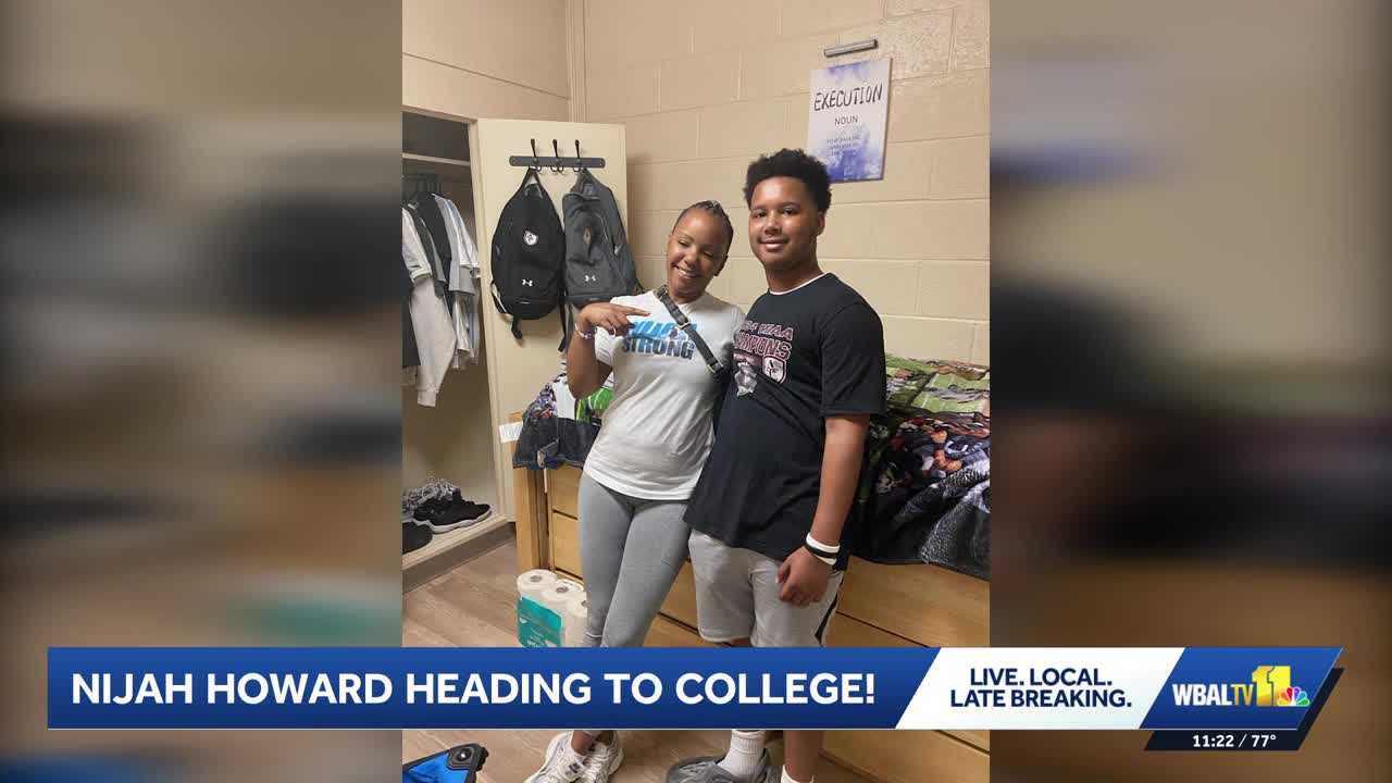 Nijah Howard heads off to Bowie State for freshman year