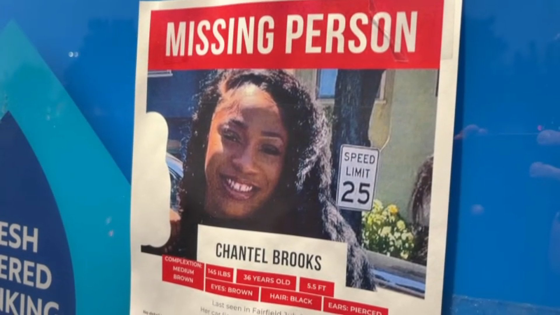Foul play suspected in Chantel Brooks' disappearance, Fairfield police say