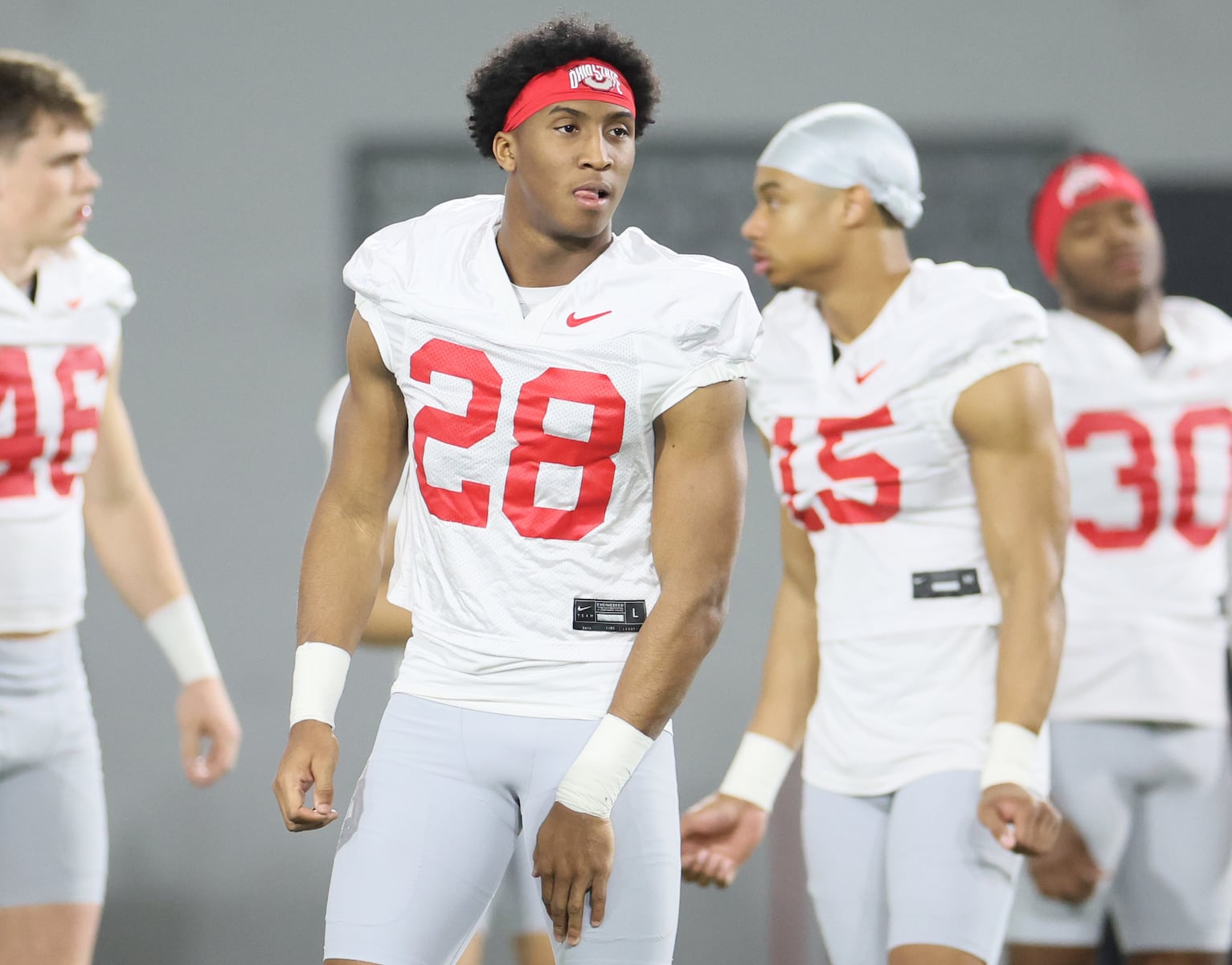 Simeon Caldwell is officially a Buckeye — Ohio State freshman sheds black stripe at preseason camp