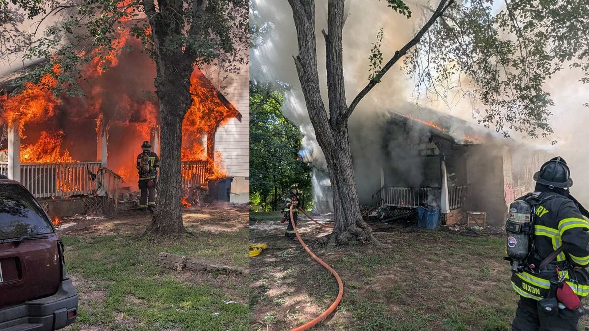 Catawba County fire leaves several pets dead, home destroyed
