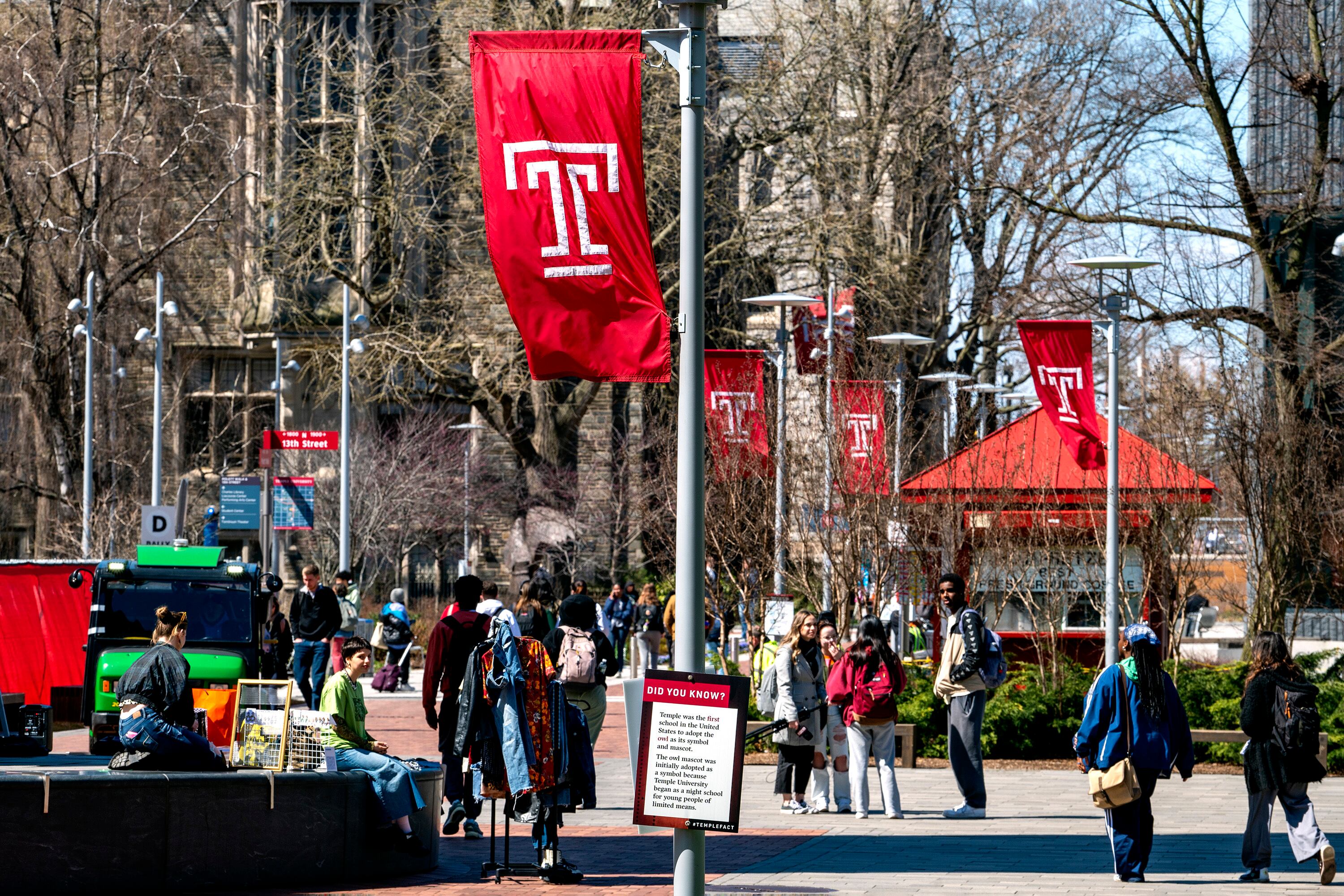 Temple will for the first time require most freshmen to live on campus