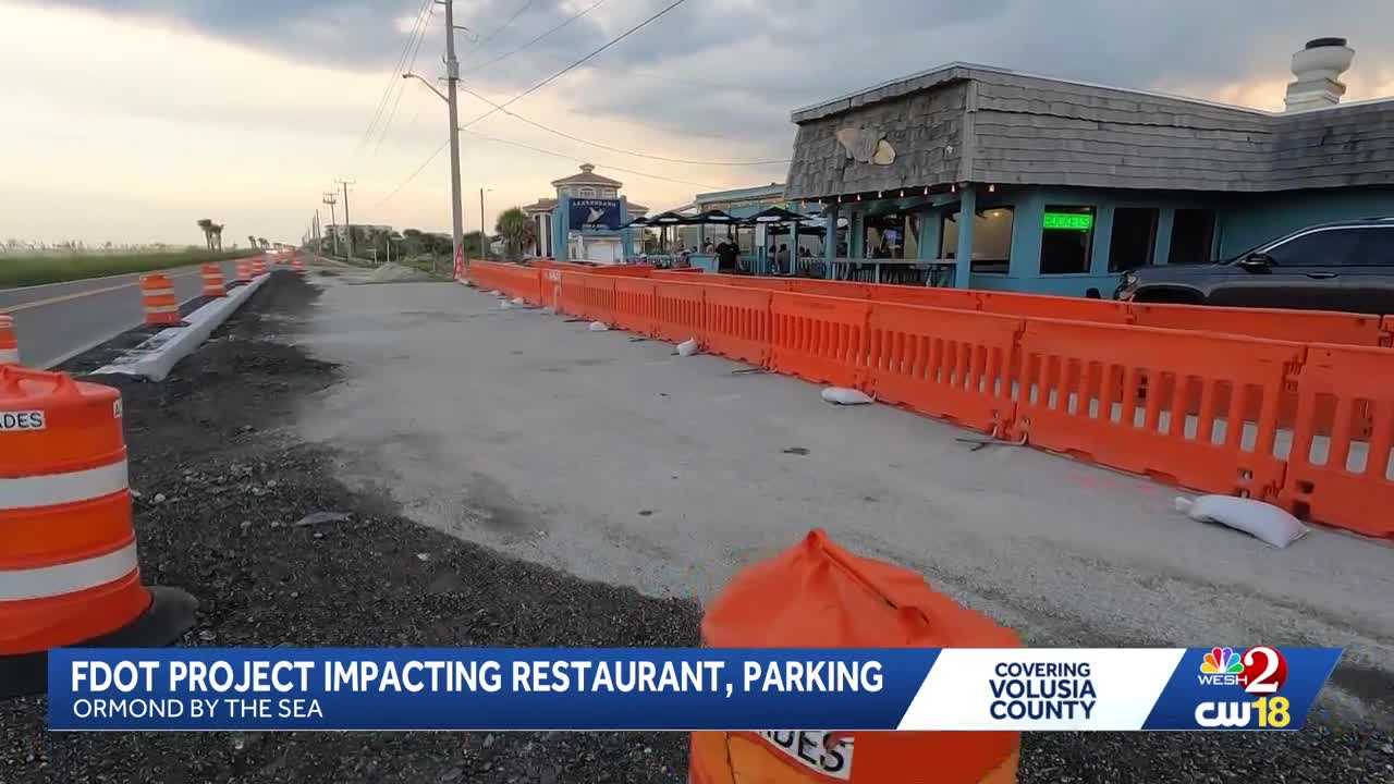 Ormond-by-the-Sea restaurant says FDOT road project is driving away customers