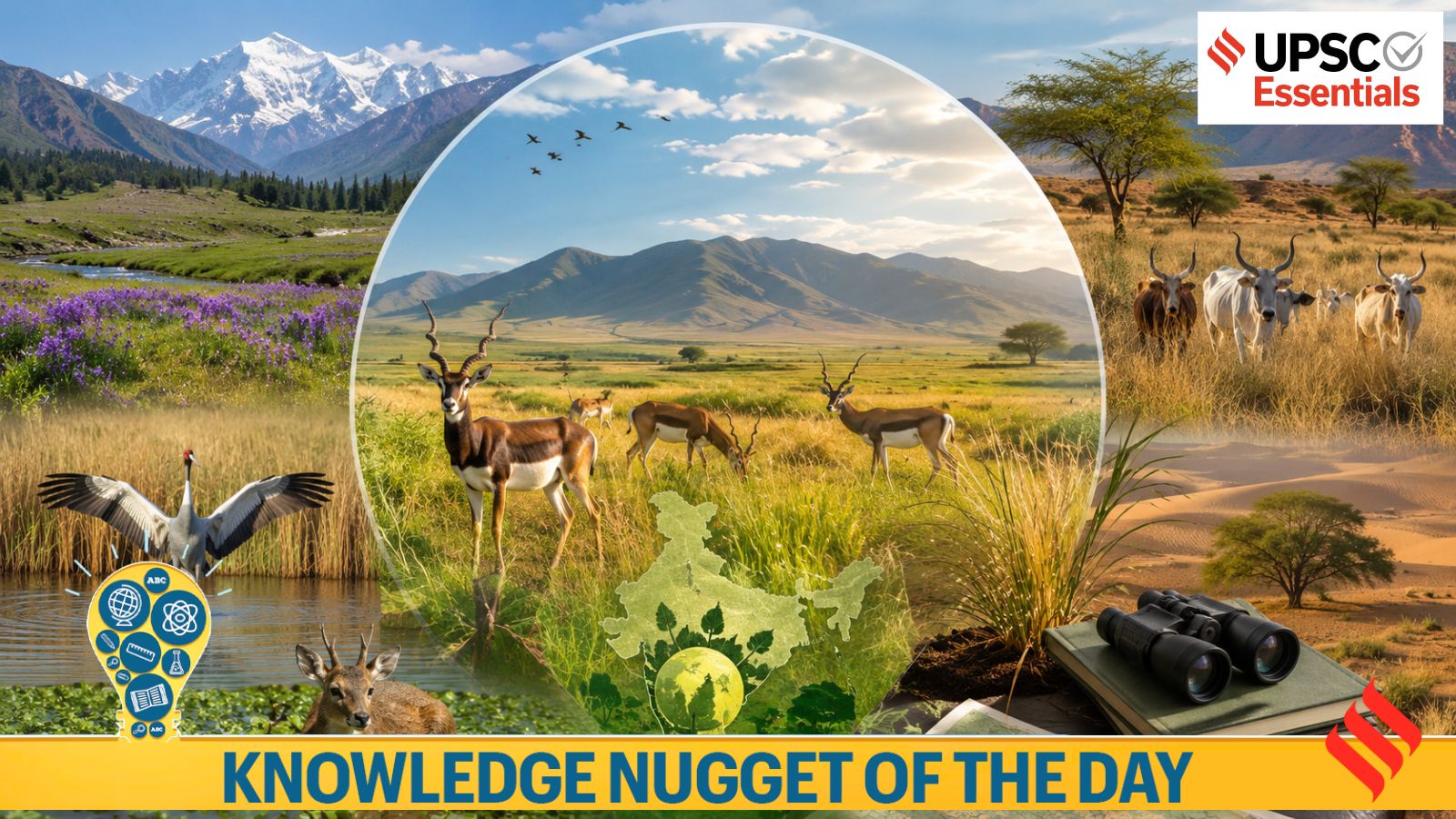 Knowledge Nugget | India’s first guide to grasslands: Why it matters
