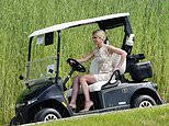 Natalie Harp's secret weapon: The 'bold' nude heels that Trump's loyal aide never takes off - even driving a golf cart - and why she believes they help people take her seriously