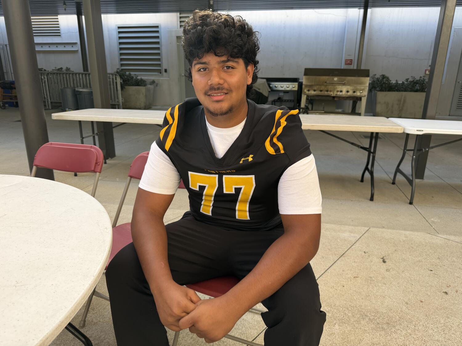 Prep talk: Newbury Park offensive tackle Junior Dominguez discovers sport he loves