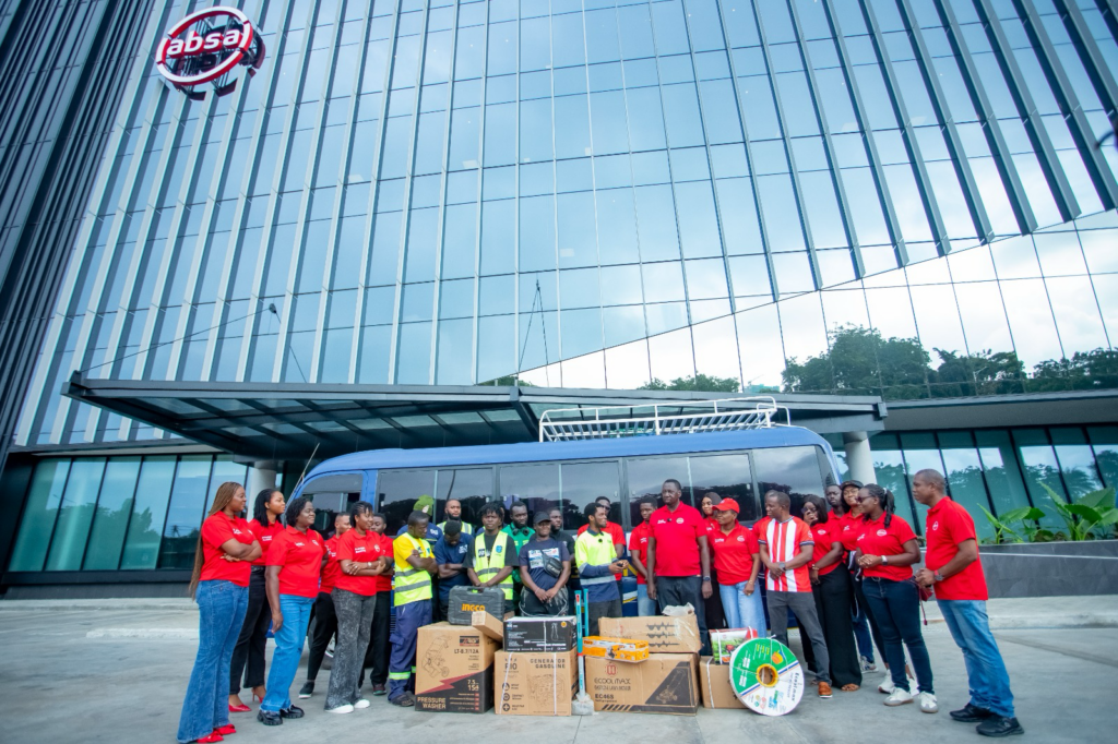 Absa Prestige Banking team equips Buzstop Boys to support community clean-up work