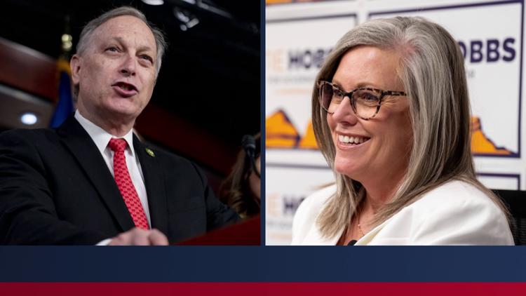 Katie Hobbs leads Andy Biggs in latest poll for Arizona governor